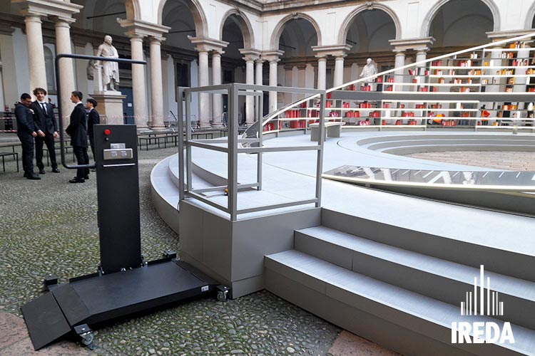 Accessibilità e design: installazione Design week Brera