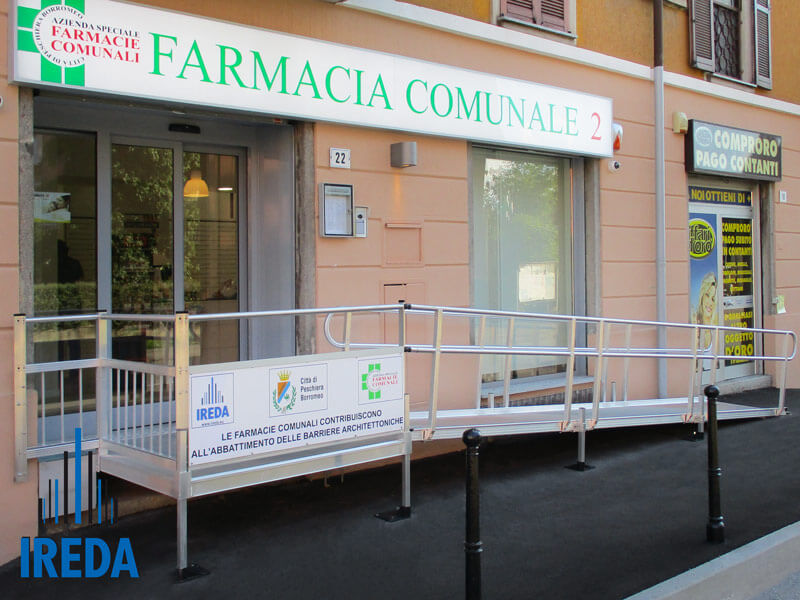 Rampe Disabili Farmacie Peschiera Borromeo Installazioni Ireda Access 03