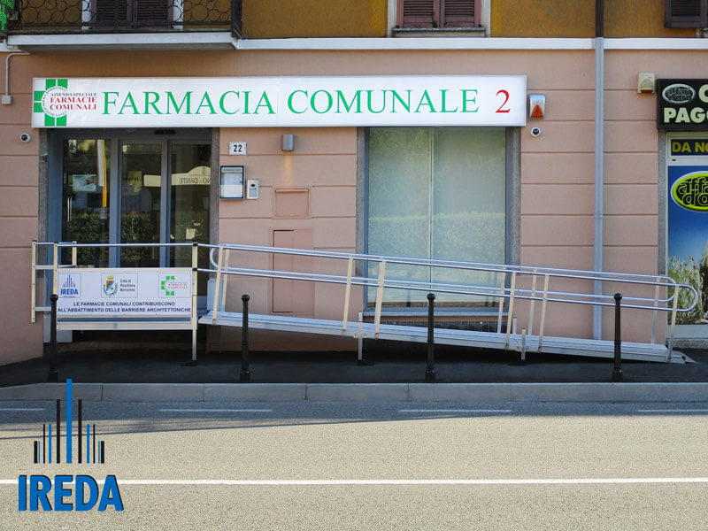 Rampe Disabili Farmacie Peschiera Borromeo Installazioni Ireda Access 04