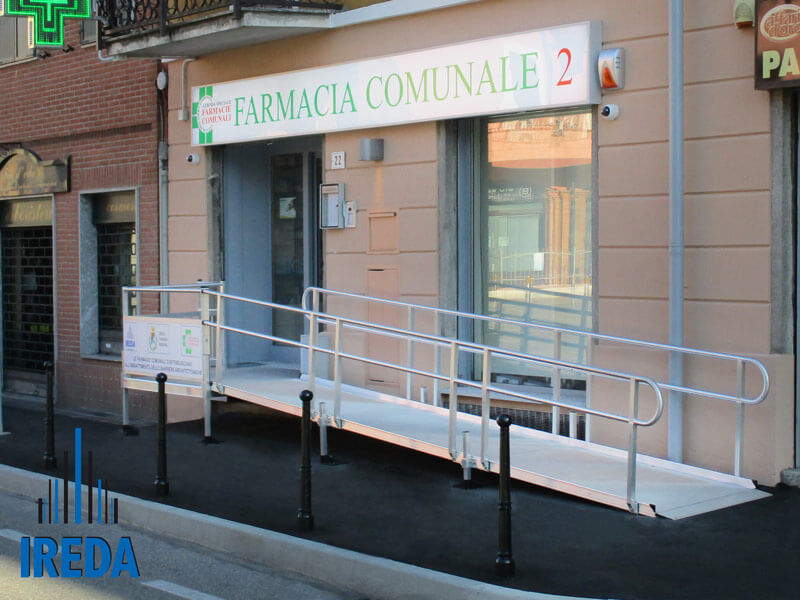 Rampe Disabili Farmacie Peschiera Borromeo Installazioni Ireda Access 05