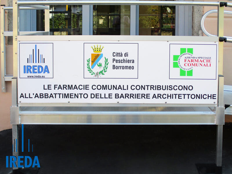 Rampe Disabili Farmacie Peschiera Borromeo Installazioni Ireda Access 07