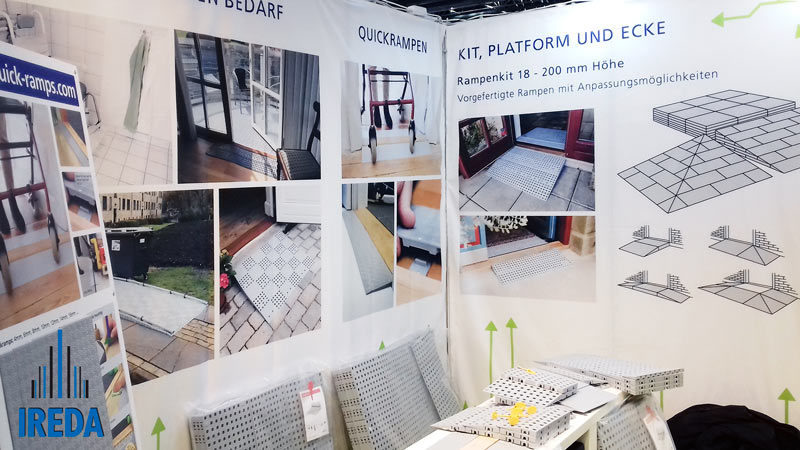 Fiera Internazionale Rehacare 2018 Stand Rampe Componibili Polietilene 01
