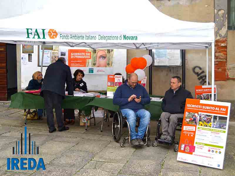 Lo stand del FAI, Fondo Ambiente Italiano