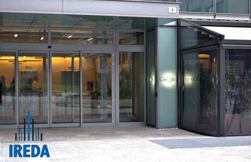 L'ingresso alla sede di Google