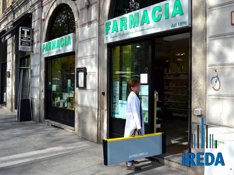 Rampe in vetroresina pieghevole e leggera