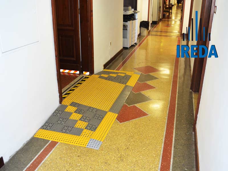 Rampa componibile per un gradino