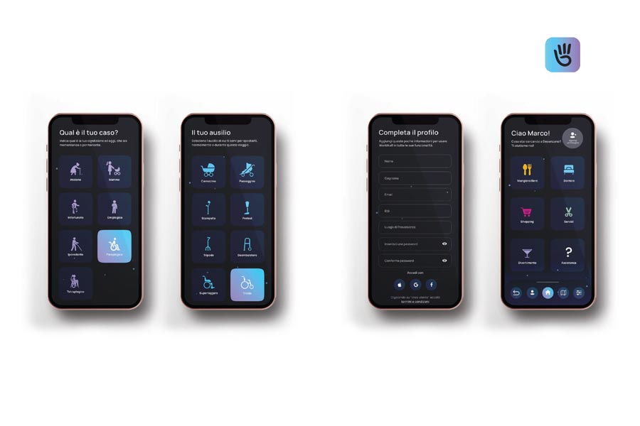 Ireda Rampe Disabili Milano App Mobile 01