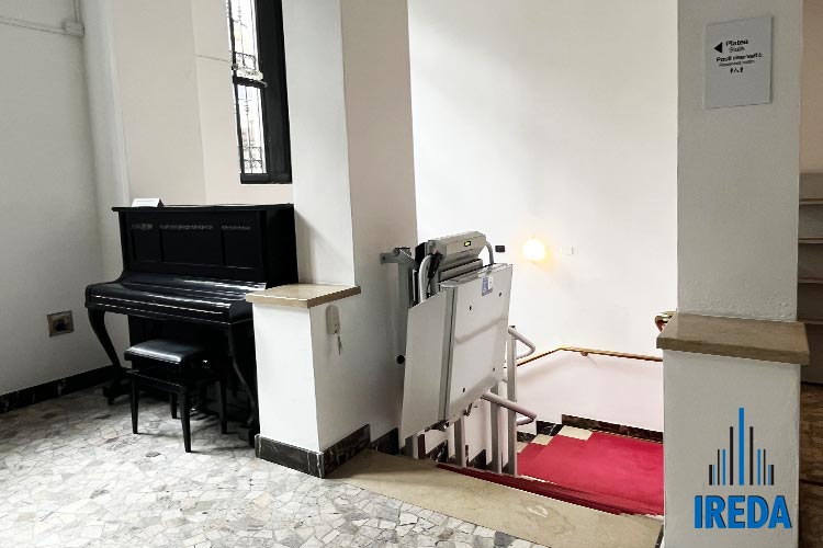 Montascale A Pedana Piccolo Teatro Milano: Arrivo Chiuso