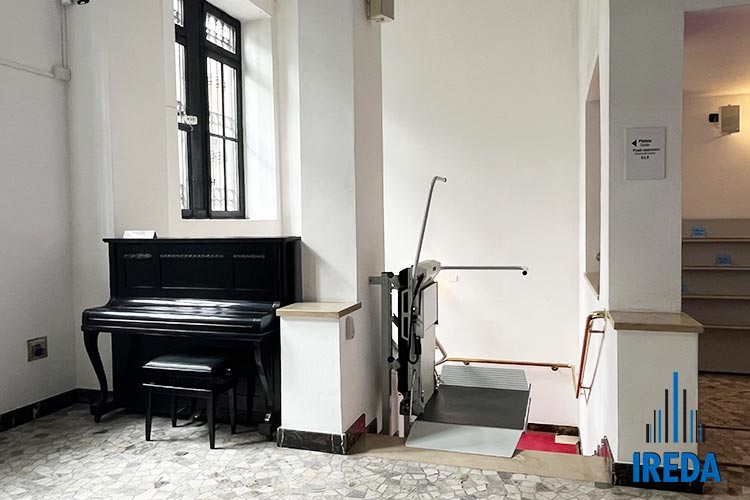 Montascale A Pedana Piccolo Teatro Milano: Arrivo Chiuso