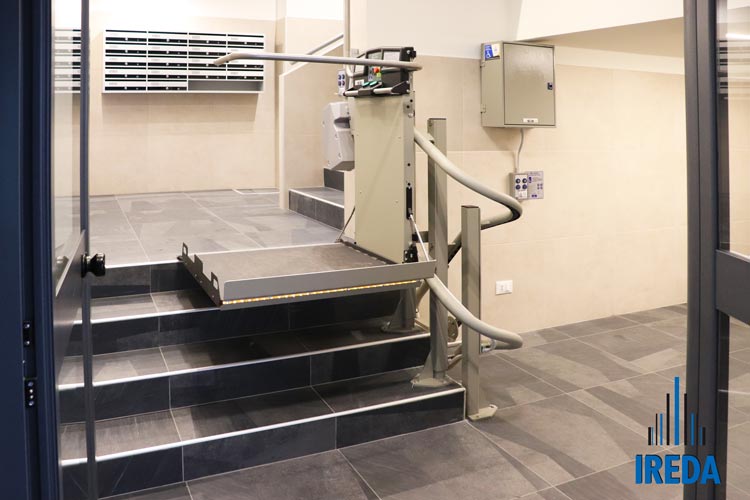 Montascale Curvilineo A Pedana Milano Progettazione 1