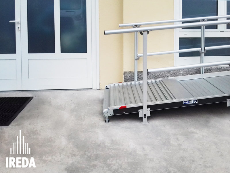 Rampa Fissa In Alluminio Realizzata Per L Ortopedia Pessina 08