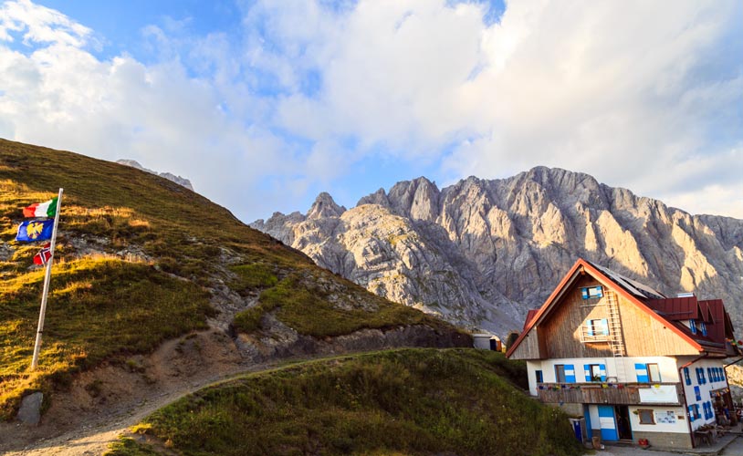 Passerelle per disabili e anziani: baita montagna