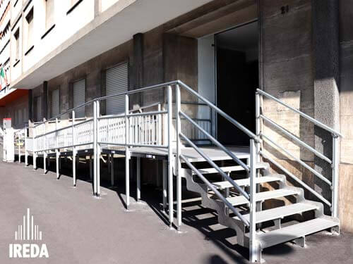 Rampa Modulare IREDA Access per la Sede INPS di Vicenza