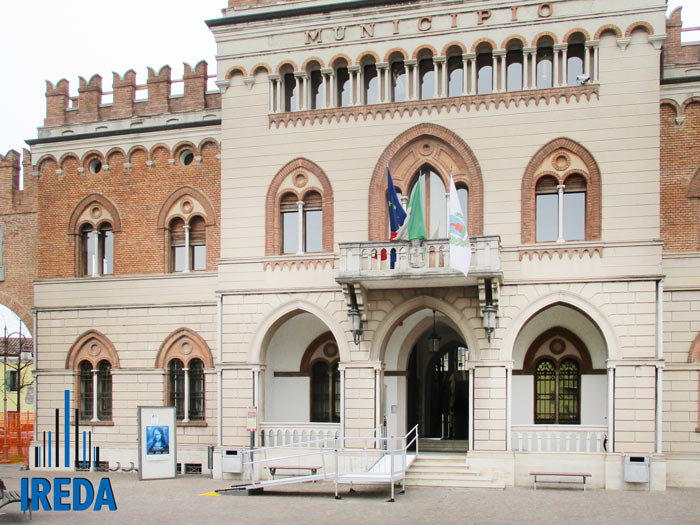 Rampa modulare disabili per accesso Comune Marmirolo 01