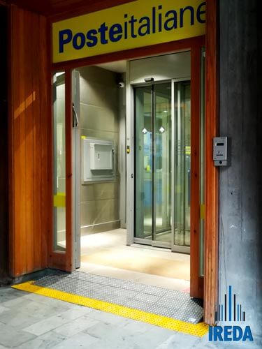 Rampa per piccoli dislivelli Milano: ufficio postale Curmayeur