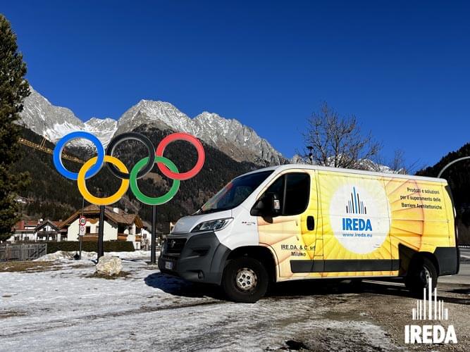 Rampe disabili portatili giochi olimpici Milano Cortina 2026