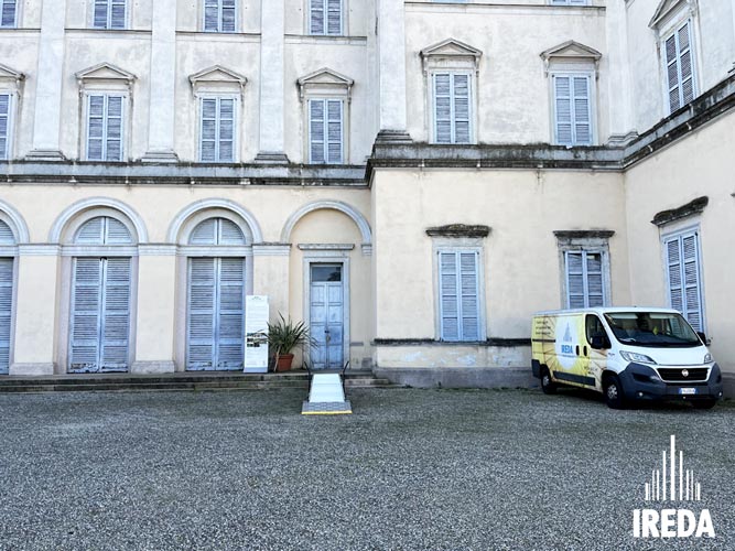 Rampe disabili rimovibili facciata