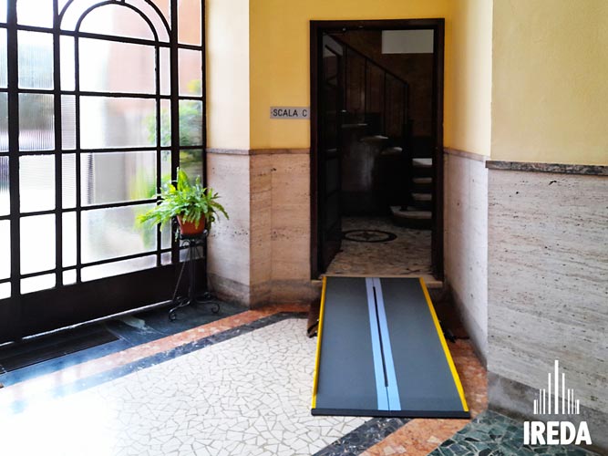 Rampe fai da te per disabili condominio Milano