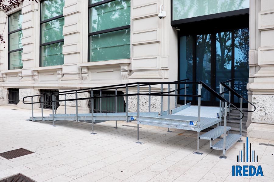 Rampe Modulari Per Disabili Milano - laterale