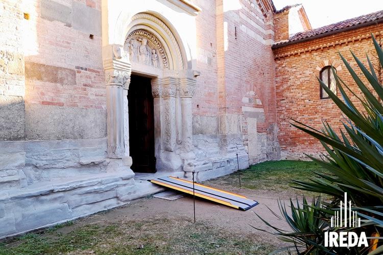 Rampe per gradini disabili Milano: rampa Stepless vetroresina