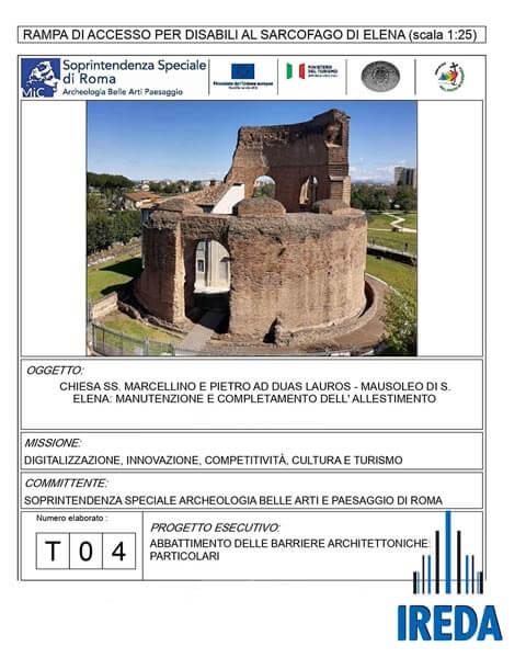 Soprintendenza Beni Culturali e Ireda: Mausoleo Sant'Elena