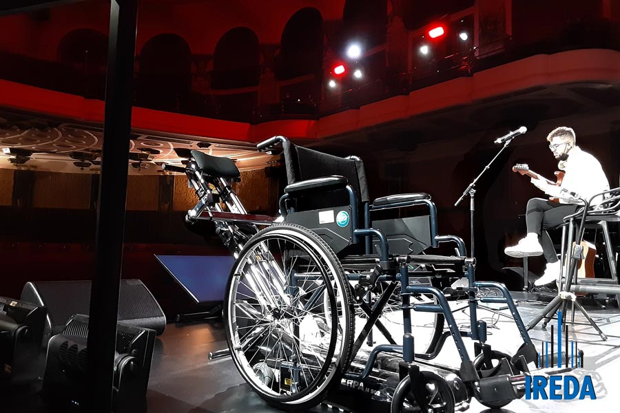 Montascale cingolato evento disabili Milano