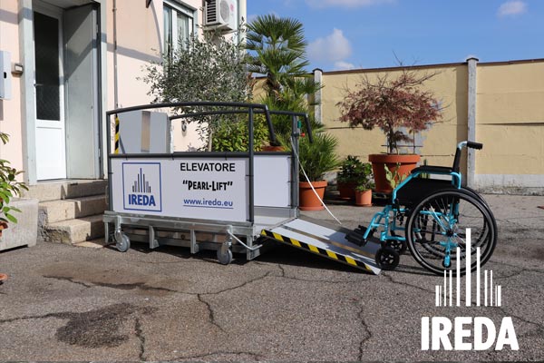 Piattaforma Elevatrice Ireda Pearl Lift - salita sedia a rotelle