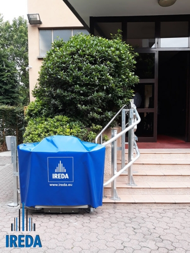 Montascale Disabili Condominio Esempi Di Applicazione Artira Esterno 04