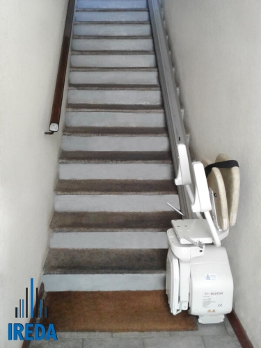 Montascale Disabili Condominio Esempi Di Applicazione Glide Rettilineo 04