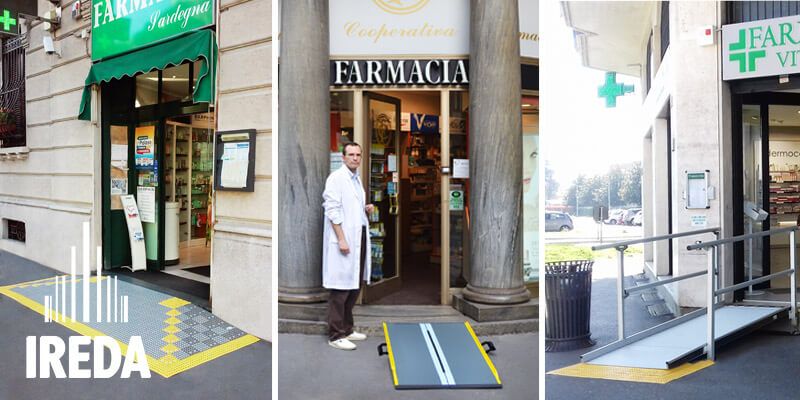 Rampe disabili farmacie Milano: le rampe di IREDA