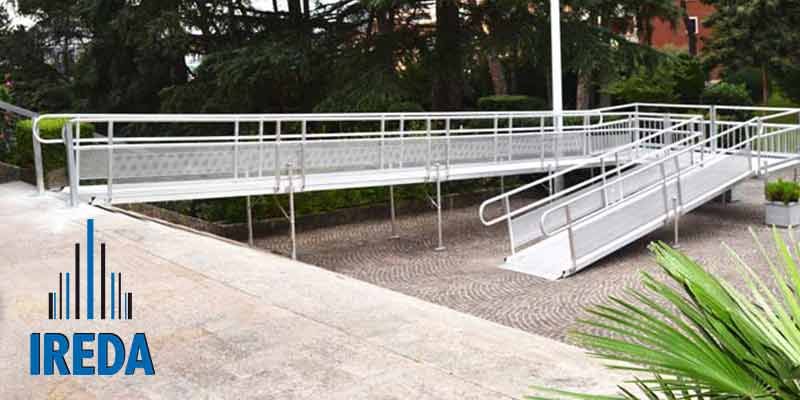 Rampa modulare per la sede dei Missionari Comboniani a Roma