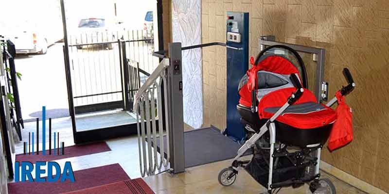 Piattaforma Elevatrice per un dislivello di pochi gradini