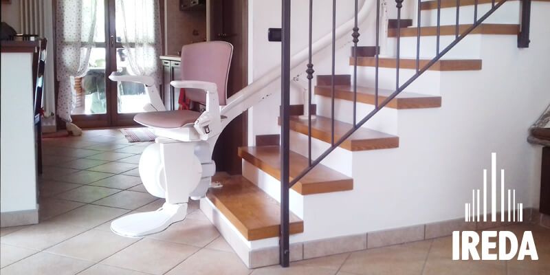 Servoscala a Poltroncina Installato in una Casa per Vacanze