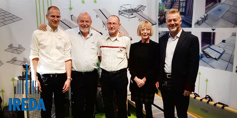 Rampe componibili in polietilene IREDA al REHACARE 2018
