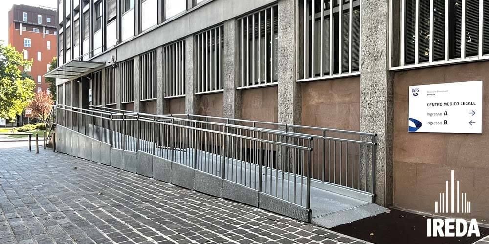 Rampa Modulare IREDA Access per la Sede INPS di Brescia